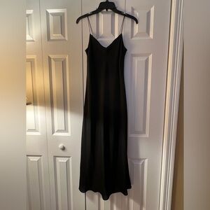 Vince Classic Black spaghetti  Dress